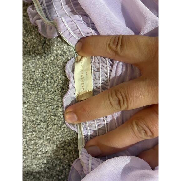 Enchanting Altar’D State Mavis Puff Sleeve Dress in Lilac NWT Size M - Picture 10 of 10